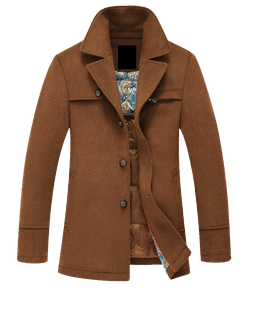 A sleek brown coat